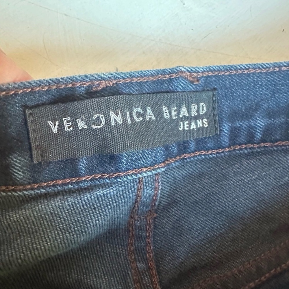 Veronica Beard Ryleigh High Rise Slim Straight Leg Jeans - Picture 4 of 9